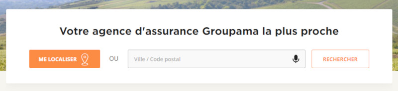 Trouver une agence Groupama