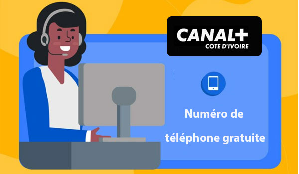 Numéro de téléphone gratuit du service client canal + Côte d'Ivoire 